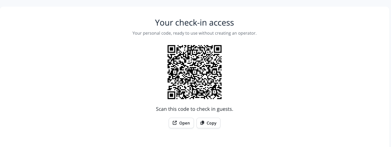 check-in idloom