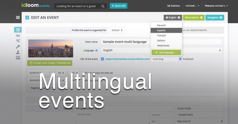 Multilingual events