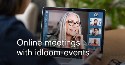 Online meetings with idloom.events