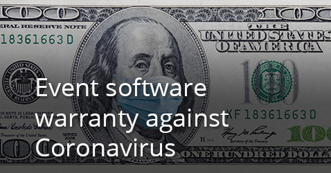 Event software warranty against Coronavirus