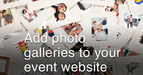 Agregue galerías de fotos en su página web del evento con la integración de Google Photo