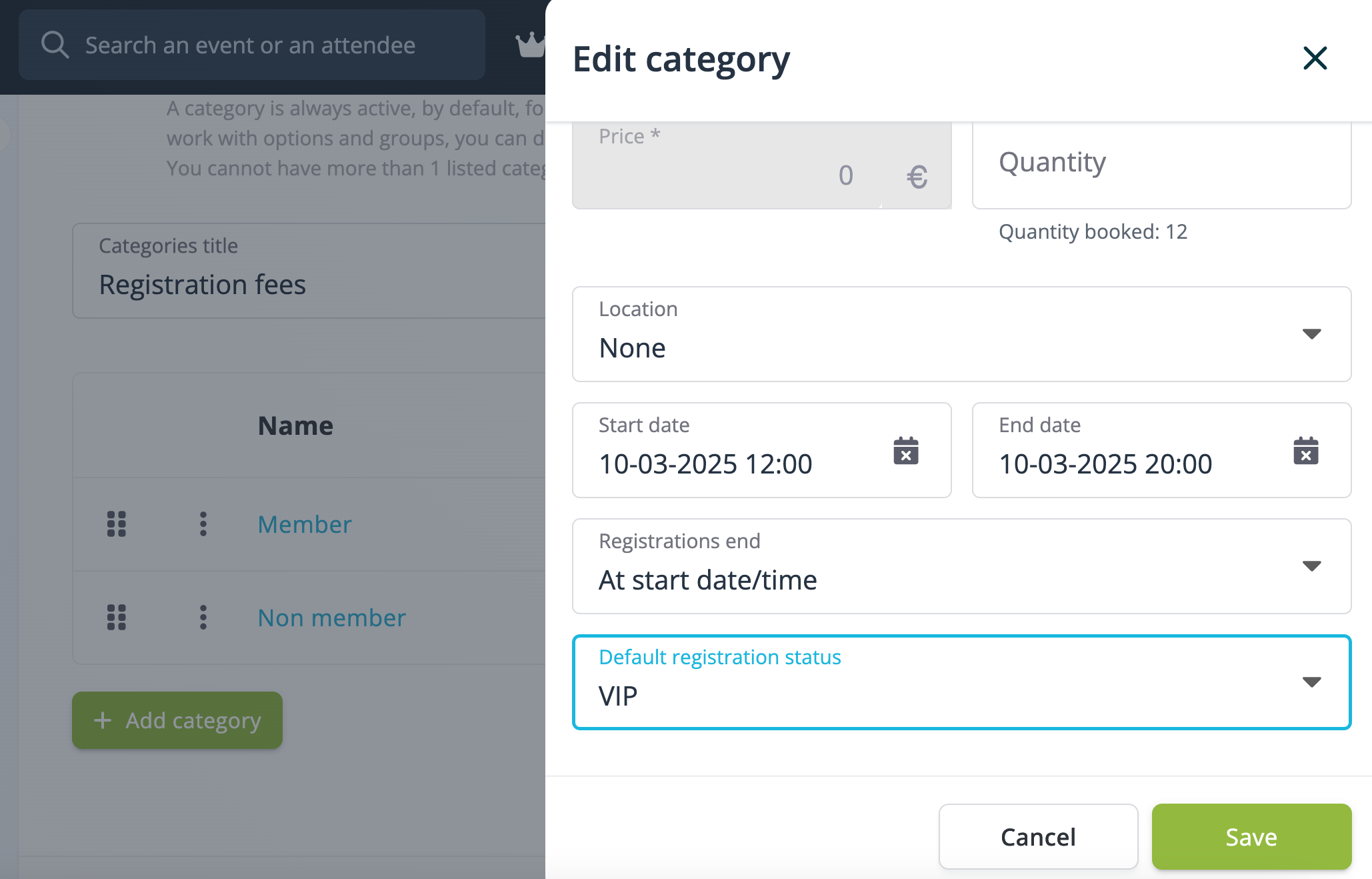 Optimize event registrations with custom attendee registration statuses