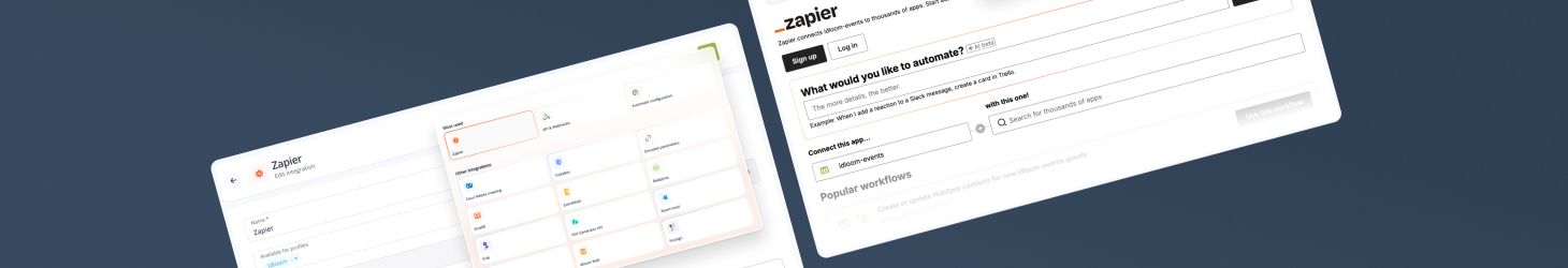 Boost Your Event Management with idloom’s Enhanced Zapier Integration